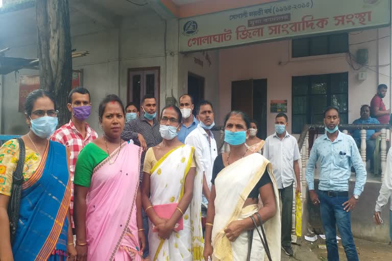 Health Workers Appeal For Govt Job At Golaghat