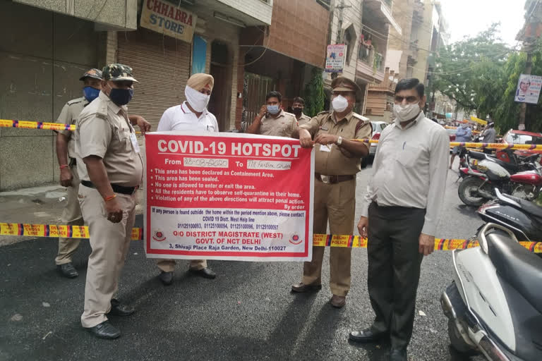 Fateh Nagar of West Delhi created new containement zone after getting corona patient