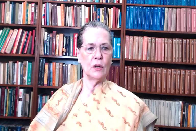 Sonia Gandhi targeted central government