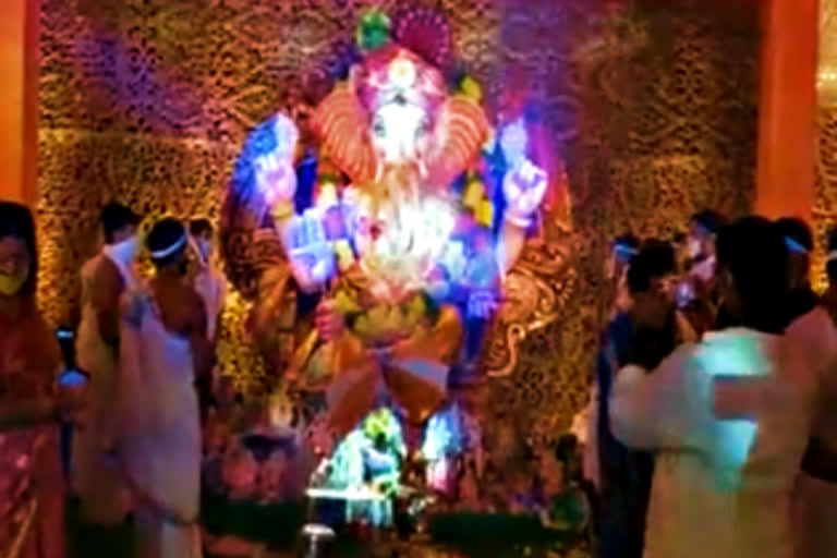 mrutyunjaya homam at chilakalaguda ganesh idol at secunderabad