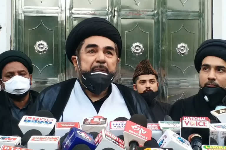 maulana kalbe jawad release Video message on tazia dari