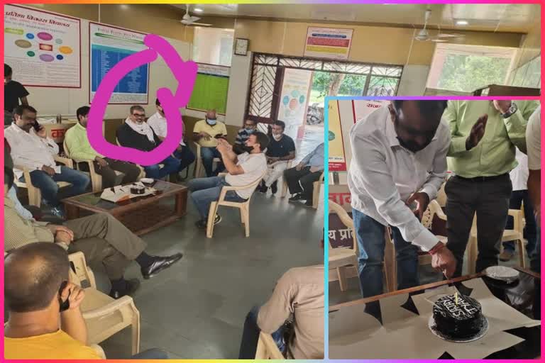 aap leader celebrate birthday in school BJP-Congress targeted