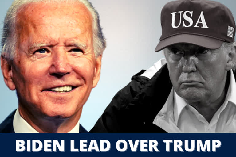 Joe Biden's lead over Trump