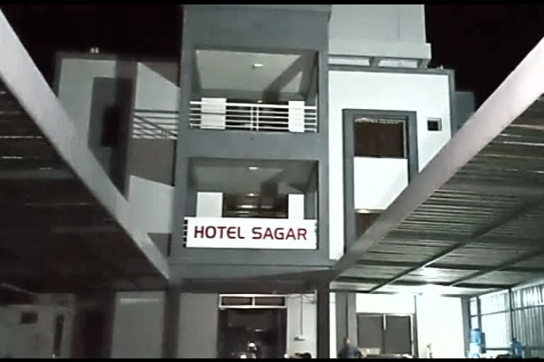 The ASP raided the Sagar Hotel in Virpur