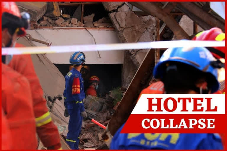 The death toll from a restaurant collapse in China has risen to 29