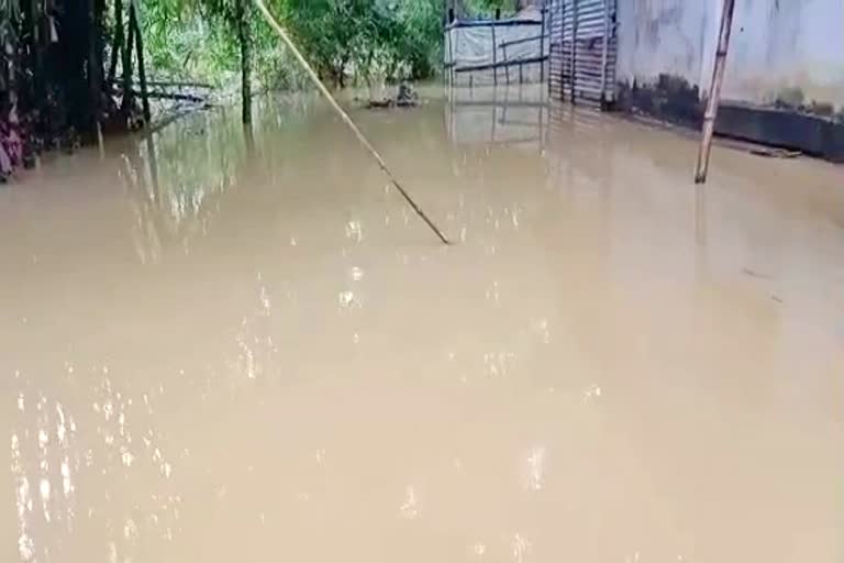 Artificial flood in karimganj assam etv bharat news