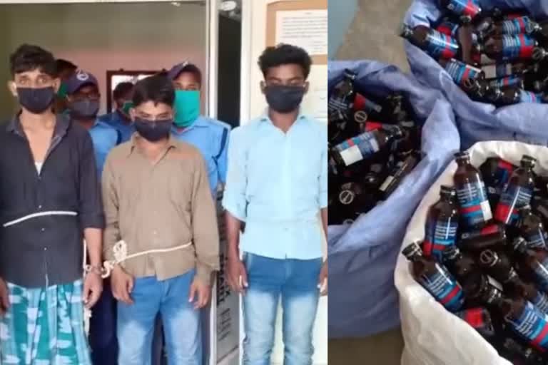 Malda police rescued 600 bottle phensedyl