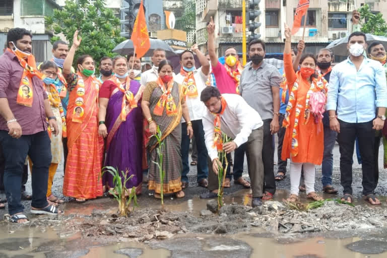 shiv sena agitation against mira bhayandar municipal corporation