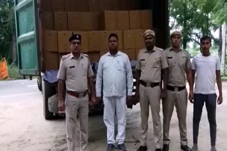 palwal Police recovered the looted truck with goods in 28 hours