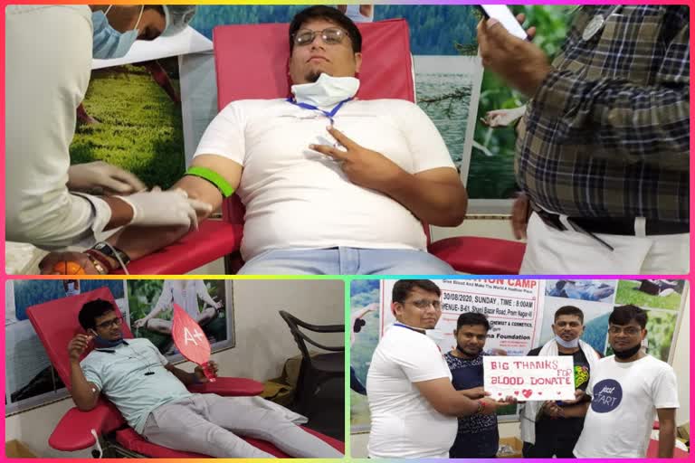 Sadhana Foundation organized blood donation camp in kirari