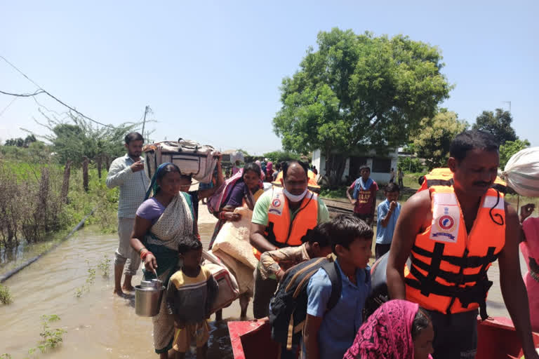 498 villagers were rescued