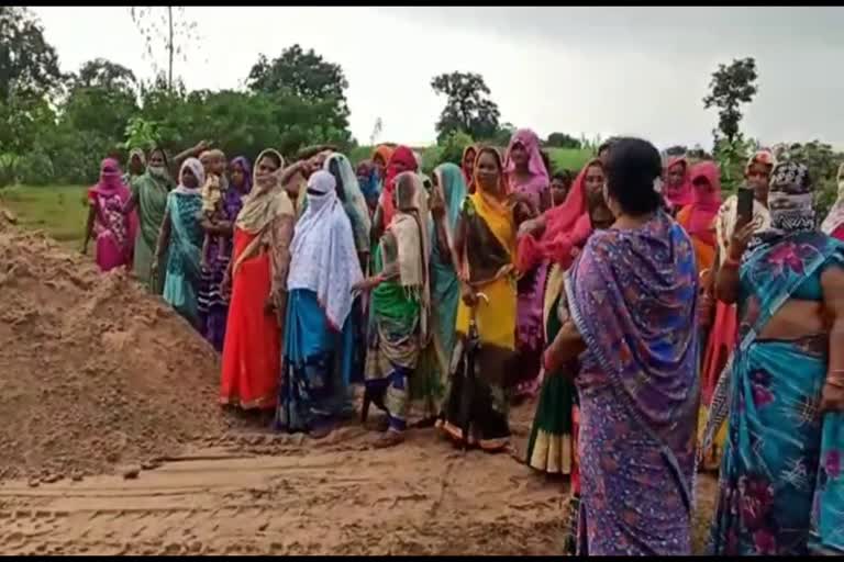 women protest