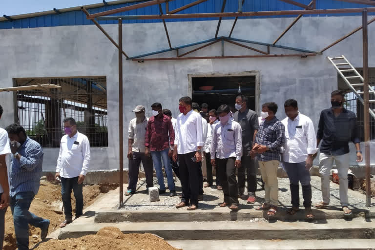 raitu vedika building construction works in suryapet district visited by mla sidireddy