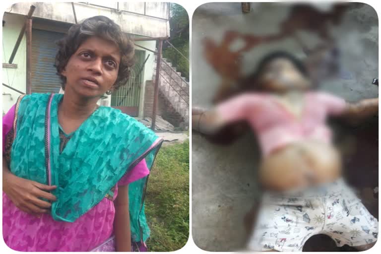 mother lived with 7yrs old boy dead body