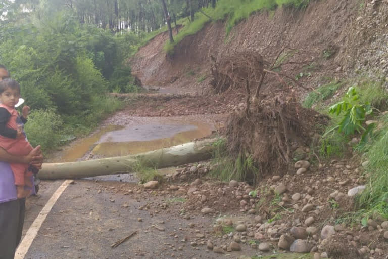 roads closed due to heavy rain