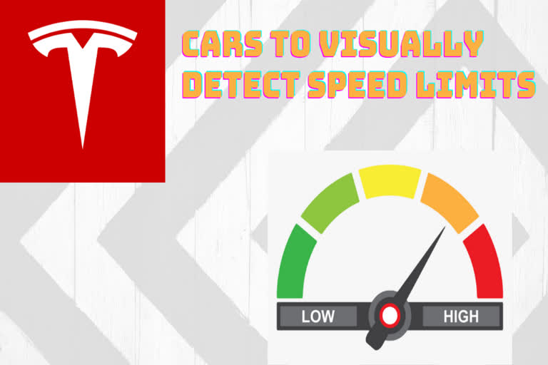 tesla cars to detect speed limits,elon musk