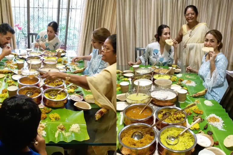 bollywood actress malaika arora onam celebration  മലൈക അറോറ  ഓണമാഘോഷിച്ച് മലൈക അറോറ  malaika arora onam celebration