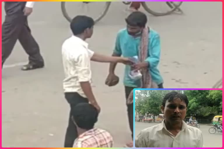 Tiffin box snatched from youth video goes viral in Ghaziabad