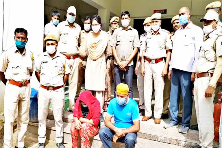 alwar news  अलवर न्यूज  अलवर खबर  हिंदी न्यूज  क्राइम की खबर  crime news  alwar police news  अलवर की पुलिस  हनीट्रैप का मामला  honeytrap case  एनईबी थाना पुलिस