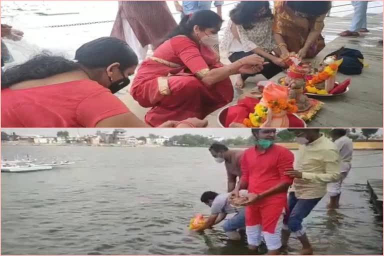 डूंगरपुर में गणपति विसर्जन, Ganapati immersion in Dungarpur