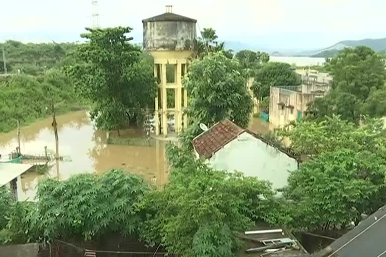 floods hit another time for godavari river in west godavari district
