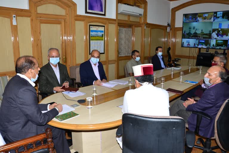 CM Jairam instructed officers through video conferencing