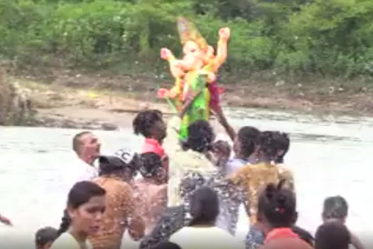 negligence-seen-in-ganpati-visrjan-at-bilaspur