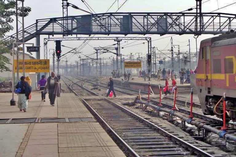 ambala grp received a call threatening to blast railway track