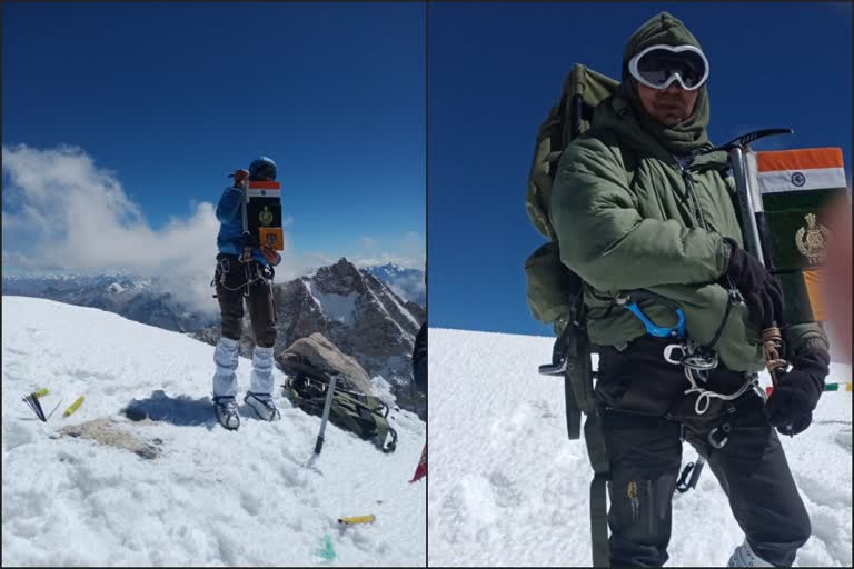 ITBP soldiers climb Leo Pargil peak