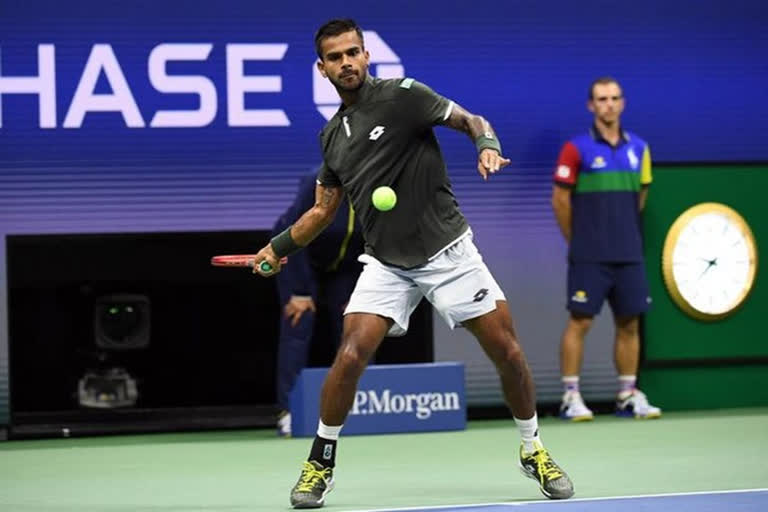 Sumit nagal becomes the first indian man to win a match at the us open in 7 years