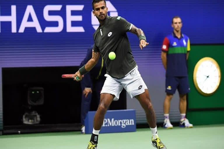 Sumit Nagal in the second round of US Open