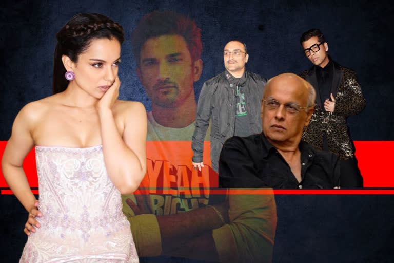 Karan Johar, Aditya Chopra, Mahesh Bhatt 'killed Sushant, alleges Kangana