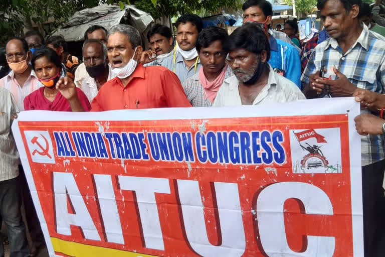 road side vendors agitation