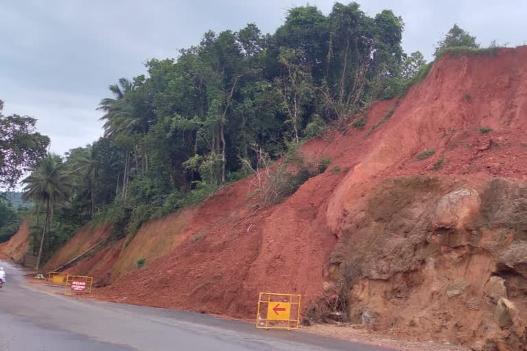 hill is fore casting risk widening the Punjalakatte Highway