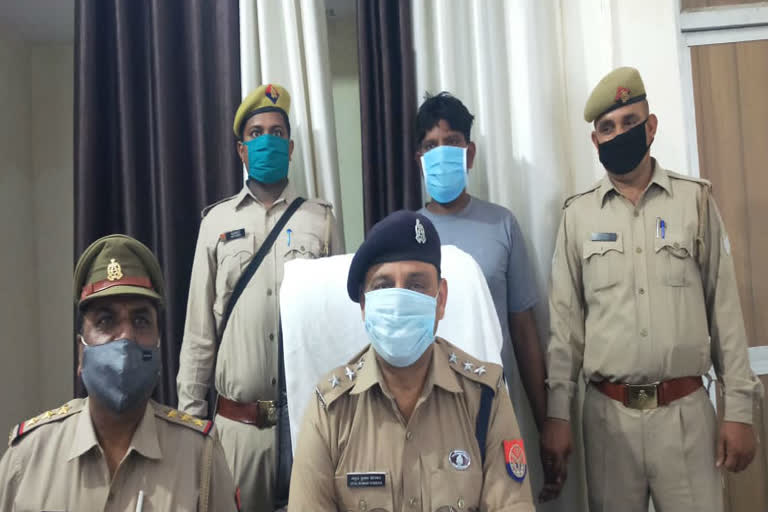 police arrested miscreant who robbed medical shops in Ghaziabad