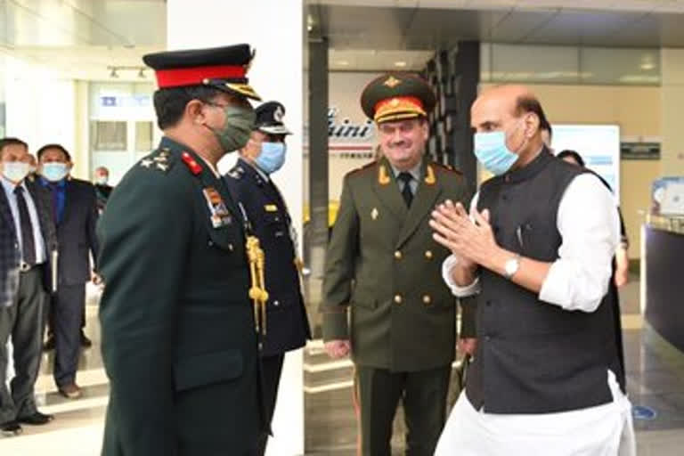 Defence Minister Rajnath Singh reaches Russia for SCO meet