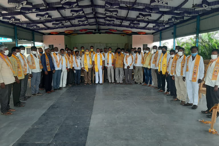 tdp meeting on election at dubbaka