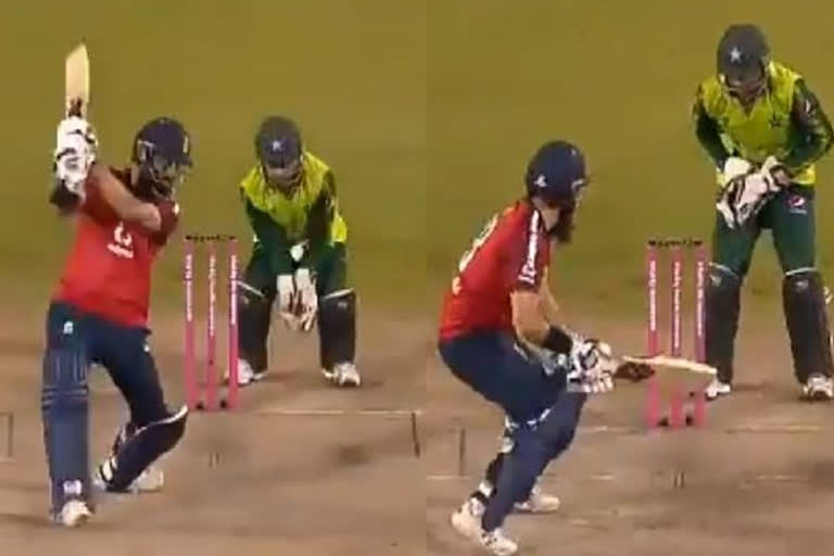 sarfaraz ahmed miss stumping chance against moeen ali while ball in his gloves during eng vs pak t20i match