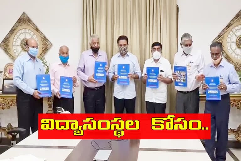 Minister KTR unveiled the Post Lock Down Restart Manual