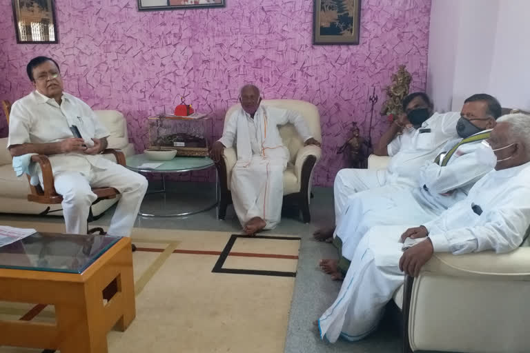 shira by election JDS leaders who met Rajanna