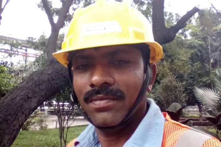 man death to fell down an accident in thadiipathri ultratech cement factory ananthapuram district