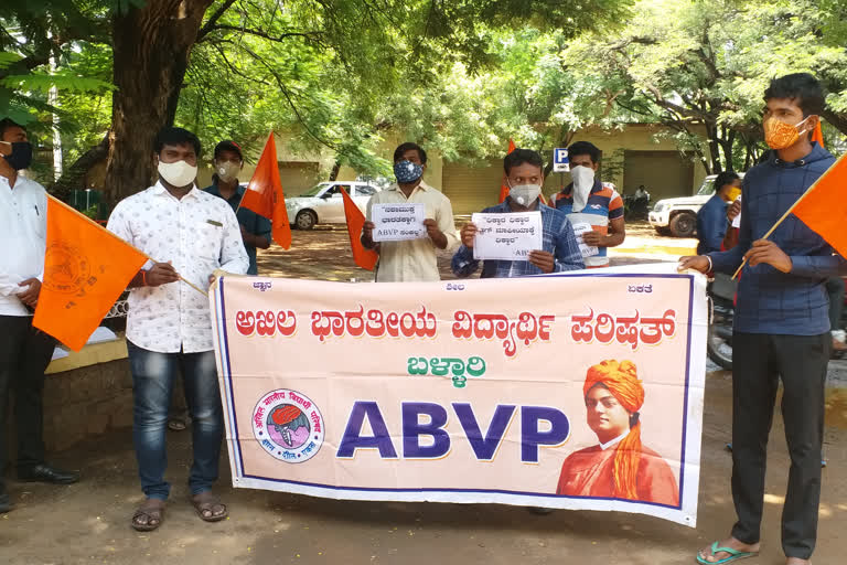 ABVP protests against drug mafia