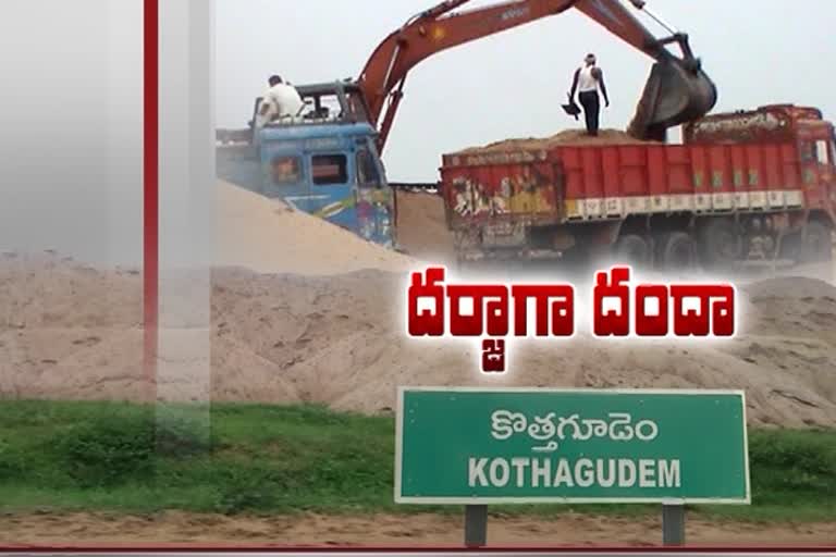 sand mafiya in manuguru badradri kothagudem district