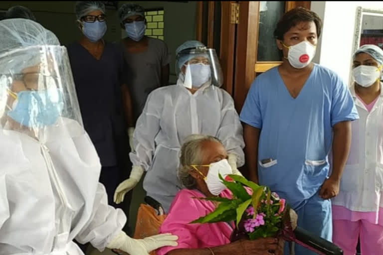 101 year old woman of Alipurduar wins COVID Battle