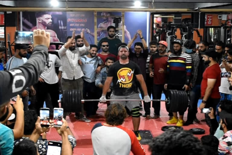 first weight lifting championship in Pulwama