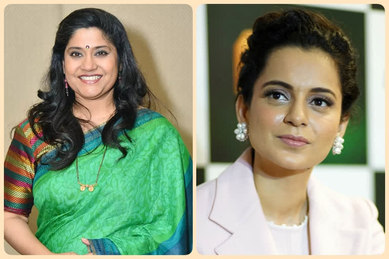 Renuka Shahane and Kanganas war of tweets over Mumbai