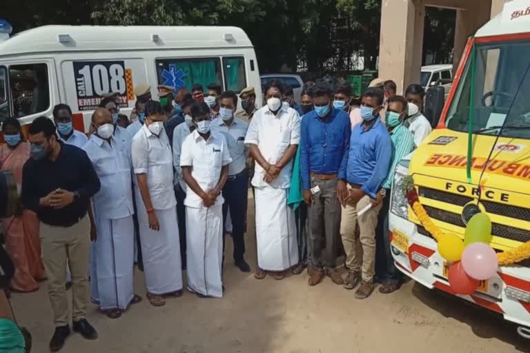 10-new-icu-ambulance-service-started-in-cuddalore