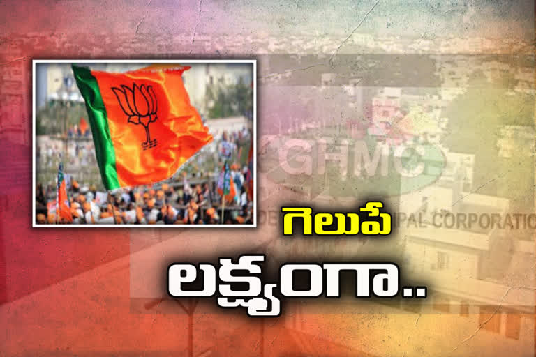 జీహెచ్​ఎంసీ ఎన్నికల్లో గెలిచేందుకు భాజపా ప్రణాళికలు