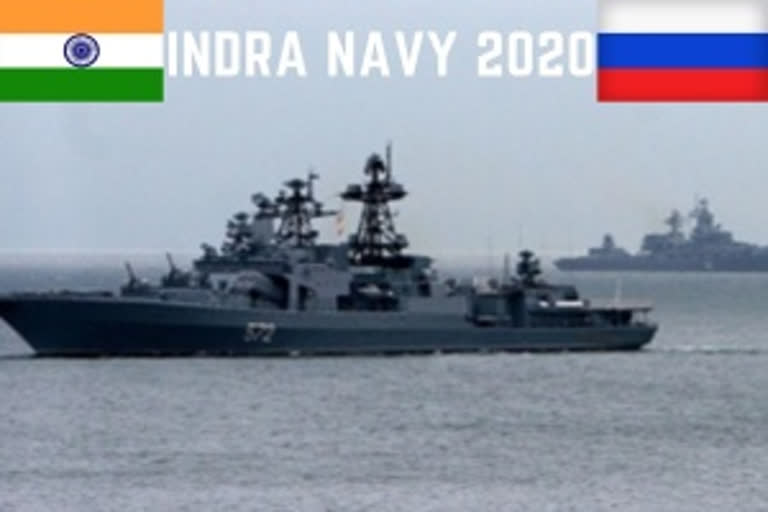 India-Russia holds biennial naval exercises in Bay of Bengal