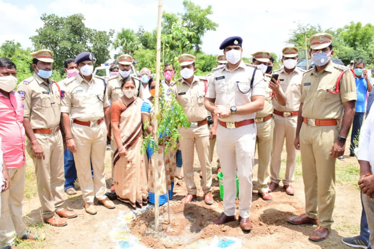 The police park was inaugurated during the HarithaHaram program at Kolamaddi village in Rajanna sirsilla district